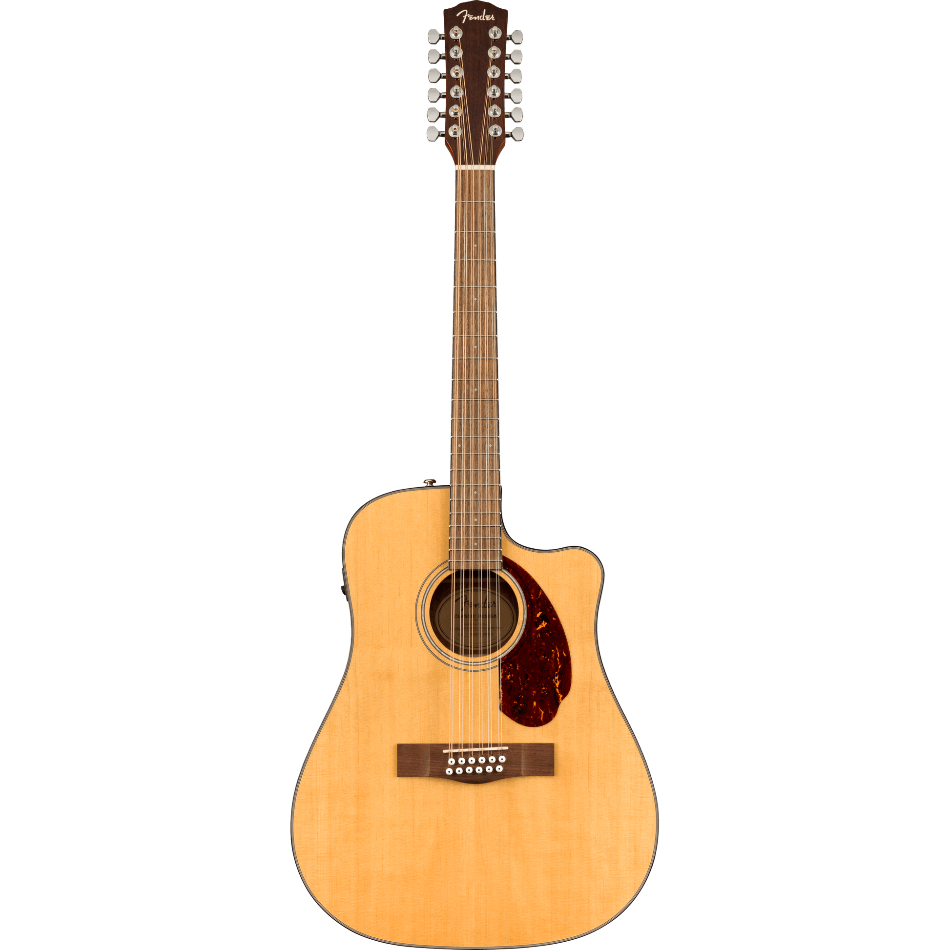 Fender CD-140SCE 12 String Acoustic Guitar W/ Case - Natural - Joondalup Music Centre