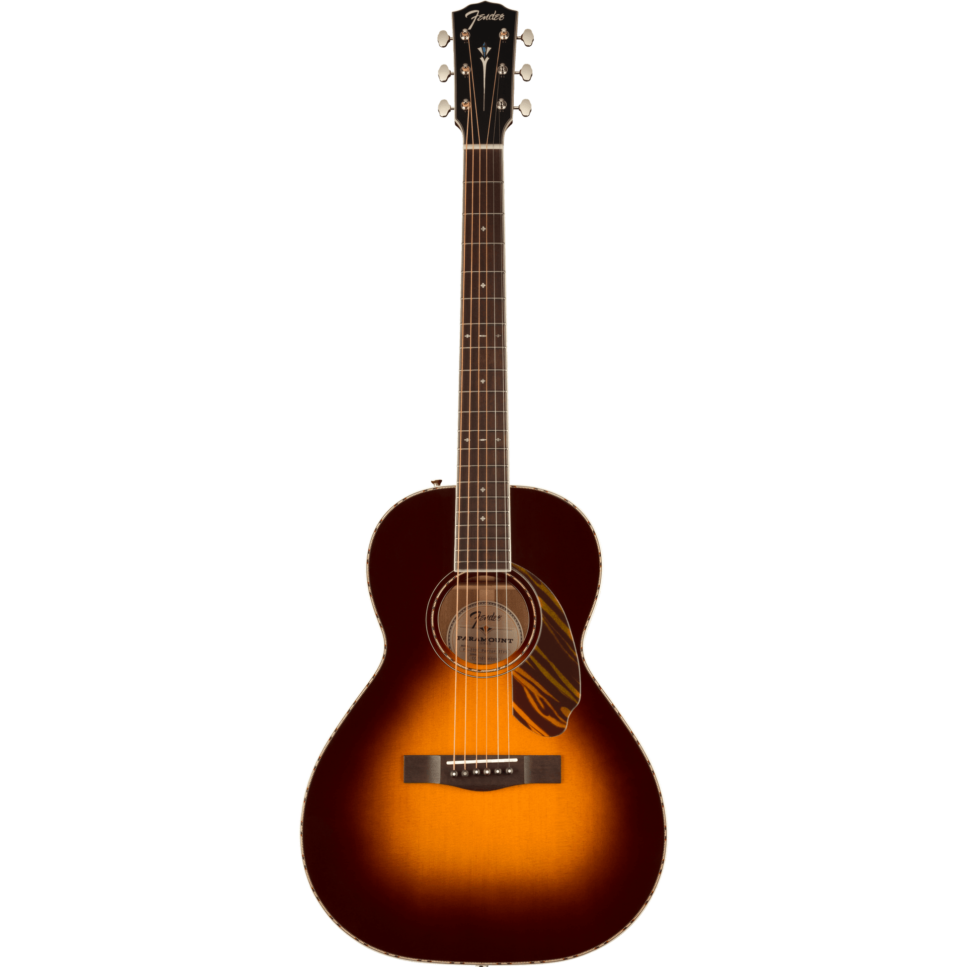 Fender PS-220E Parlor Acoustic Guitar - 3-Tone Vintage Sunburst - Joondalup Music Centre