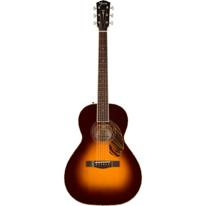 Fender PS-220E Parlor Acoustic Guitar - 3-Tone Vintage Sunburst