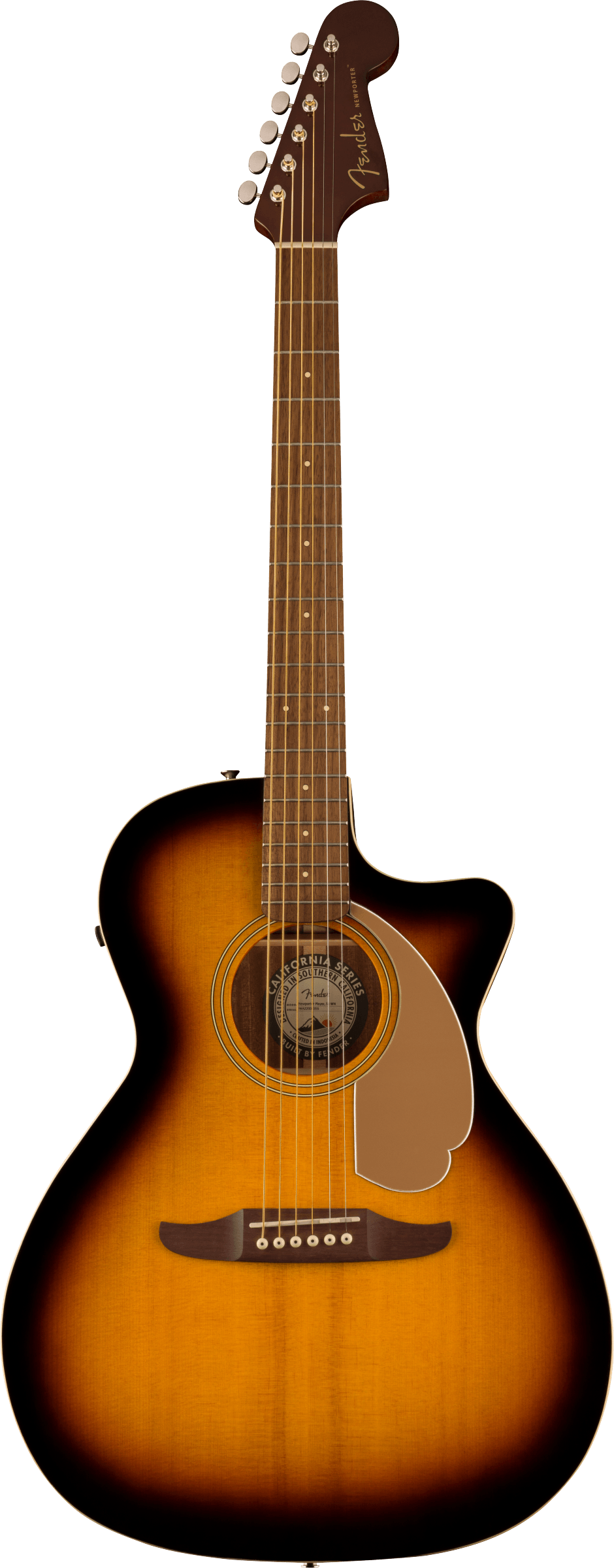 Fender Newporter Player Acoustic Guitar - Sunburst