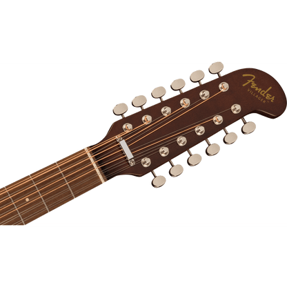 Fender Villager 12-String Acoustic Guitar - Aged Natural-ACOUSTIC GUITAR-Joondalup Music Centre