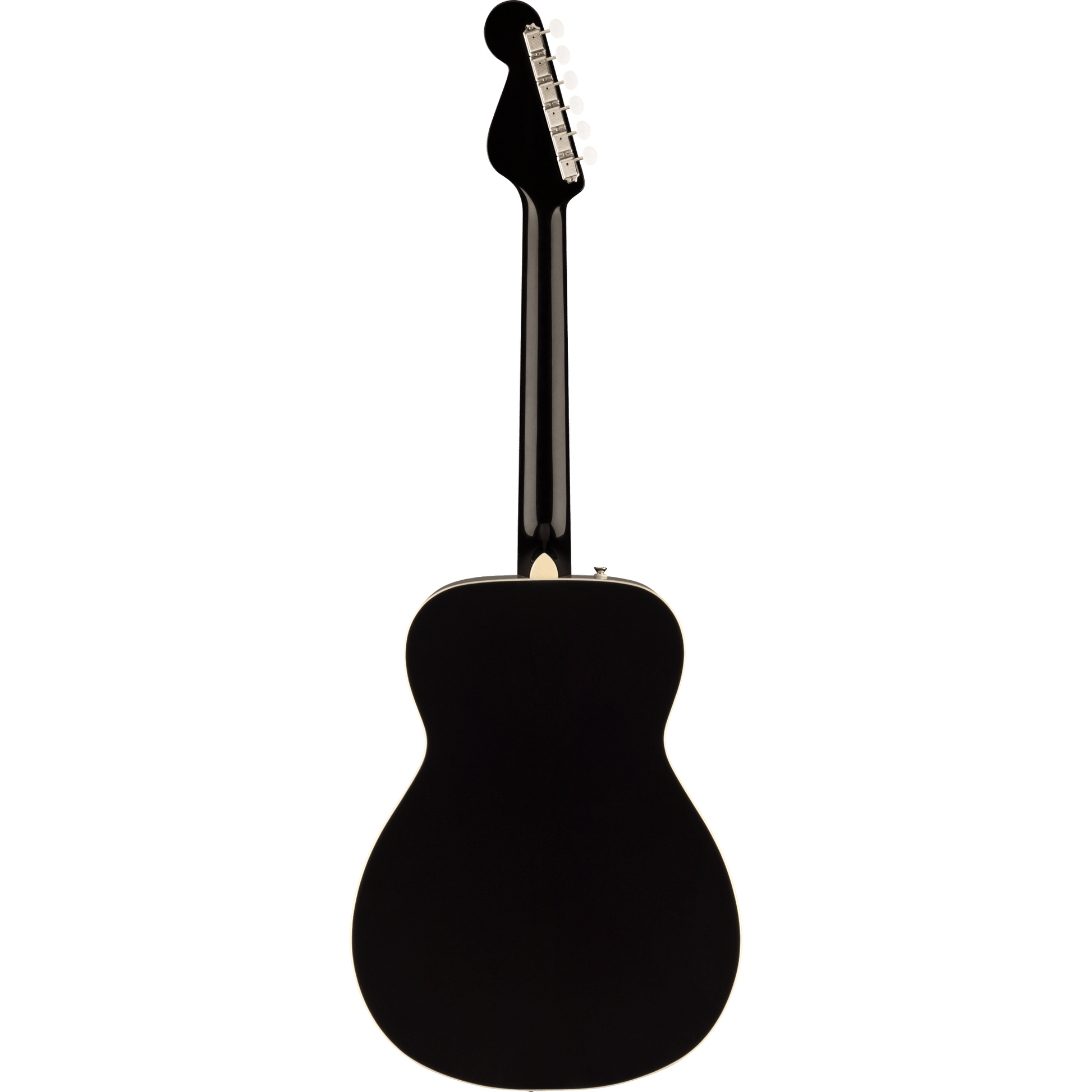 Fender California Vintage Malibu Acoustic Guitar w/Case - Black-ACOUSTIC GUITAR-Joondalup Music Centre