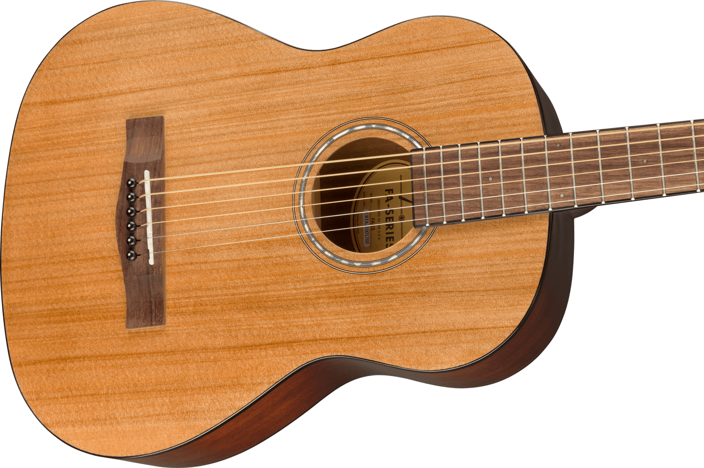 Fender FA-15 3/4 Scale Steel Acoustic Guitar W/Gig Bag - Natural-ACOUSTIC GUITAR-Joondalup Music Centre