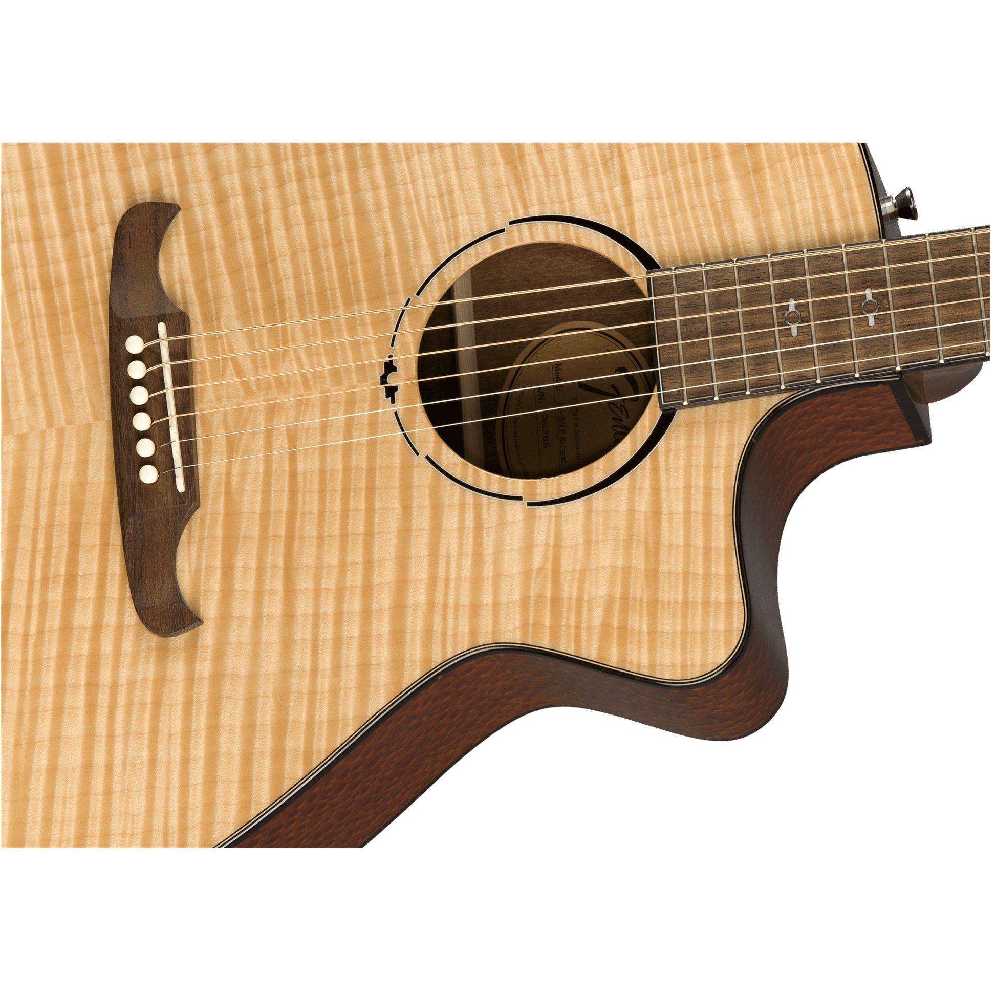 Fender  FA-345CE Acoustic guitar - Natural-ACOUSTIC GUITAR-Joondalup Music Centre