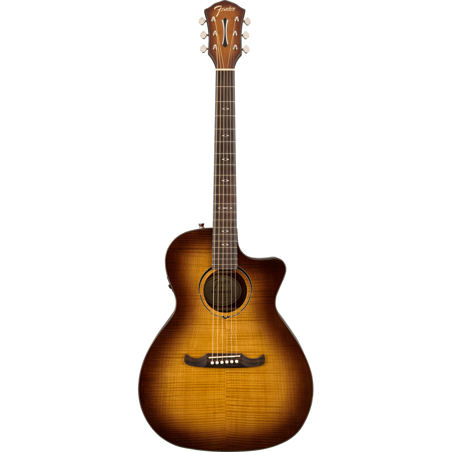Fender FA-345CE Acoustic Guitar - Tea Burst