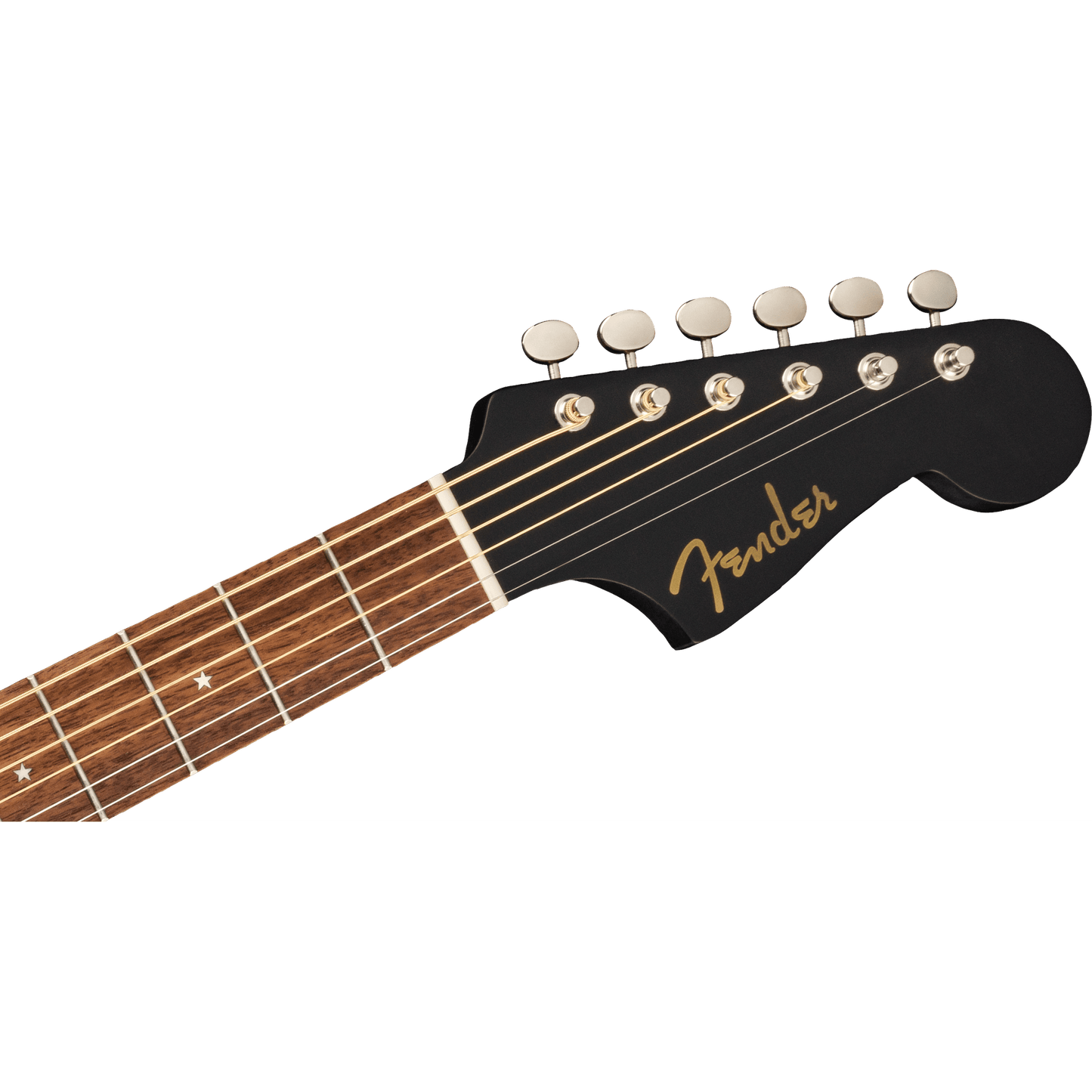 Fender  Joe Strummer Campfire Acoustic Guitar - Matte Black-ACOUSTIC GUITAR-Joondalup Music Centre