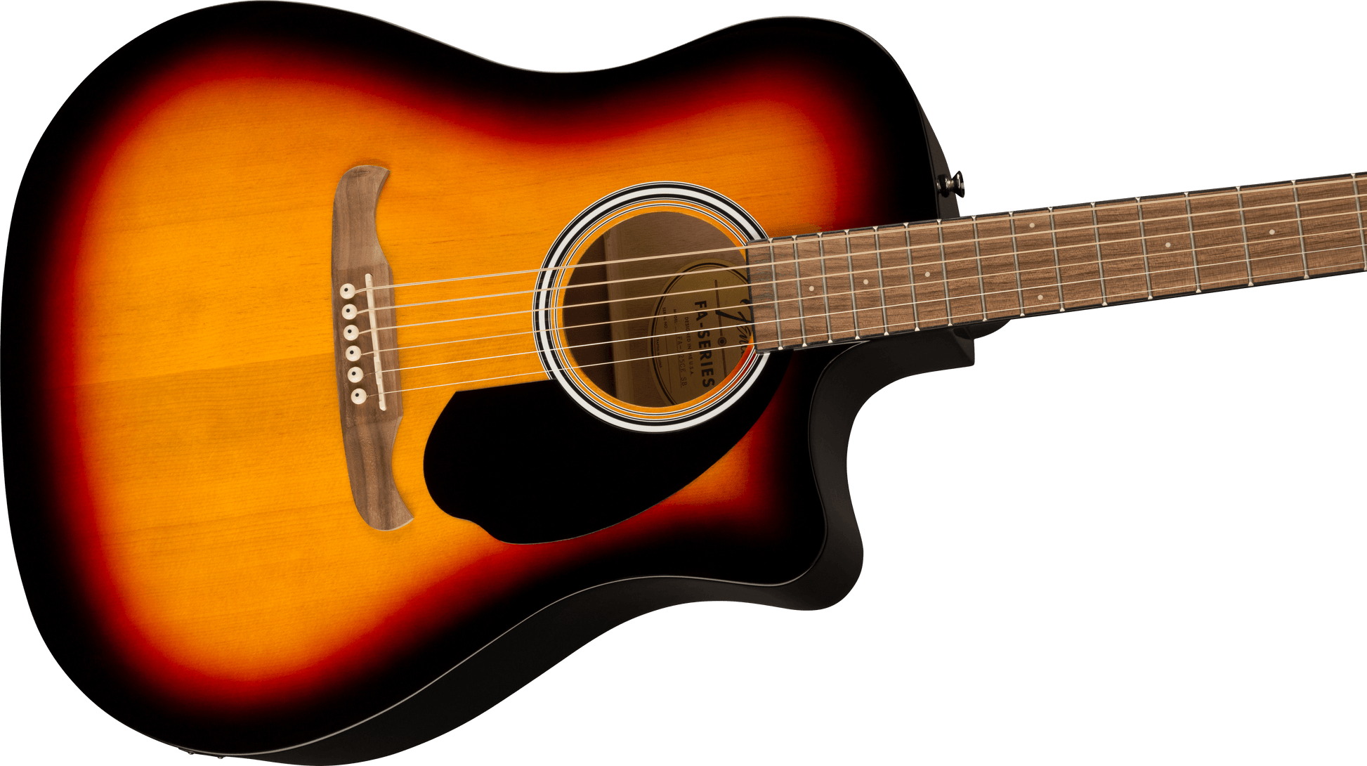 Fender FA-125CE Dreadnought Acoustic Guitar - Sunburst-ACOUSTIC GUITAR-Joondalup Music Centre