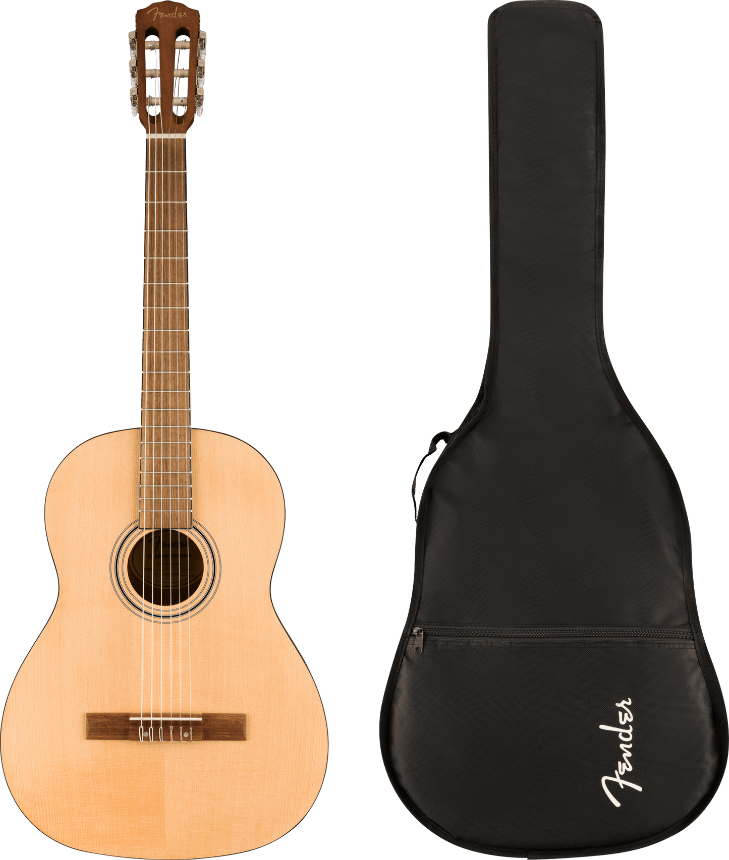 Fender CN-30 Nylon Classical Guitar - Natural with case