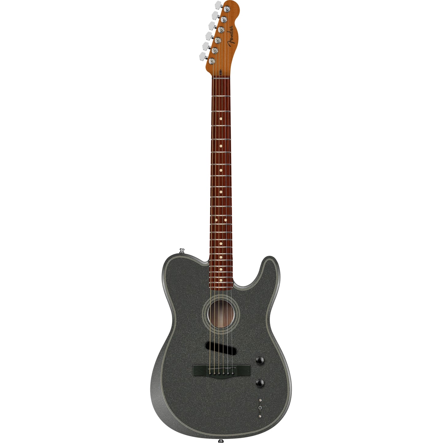 Fender Ltd Edition Acoustasonic Standard Telecaster - Charcoal Frost Metallic