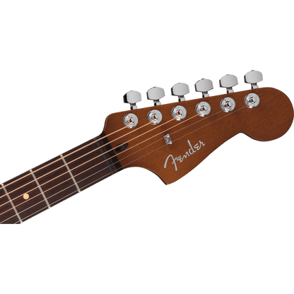 Fender  Acoustasonic Standard Jazzmaster Acoustic Guitar - Aged Natural-ACOUSTIC GUITAR-Joondalup Music Centre