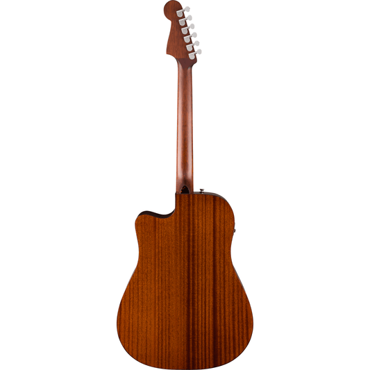 Fender California Deluxe Redondo CE Acoustic Guitar - Honey Sunburs