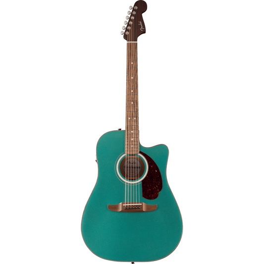 Fender California Deluxe Redondo CE Acoustic Guitar - Sherwood Green