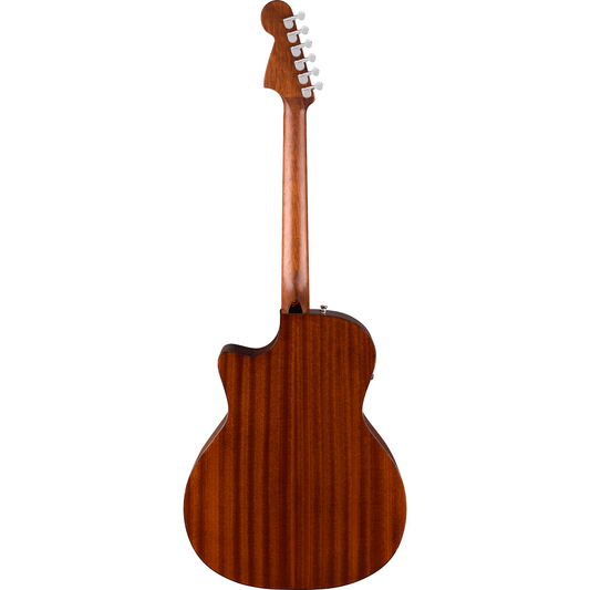 Fender California Deluxe Newporter CE Acoustic Guitar - White Blonde