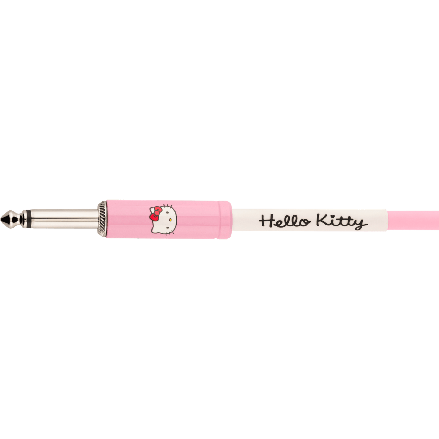 Fender Hello Kitty 10' Instrument Cable - Pink - CABLES & ADAPTORS - [shop-name]