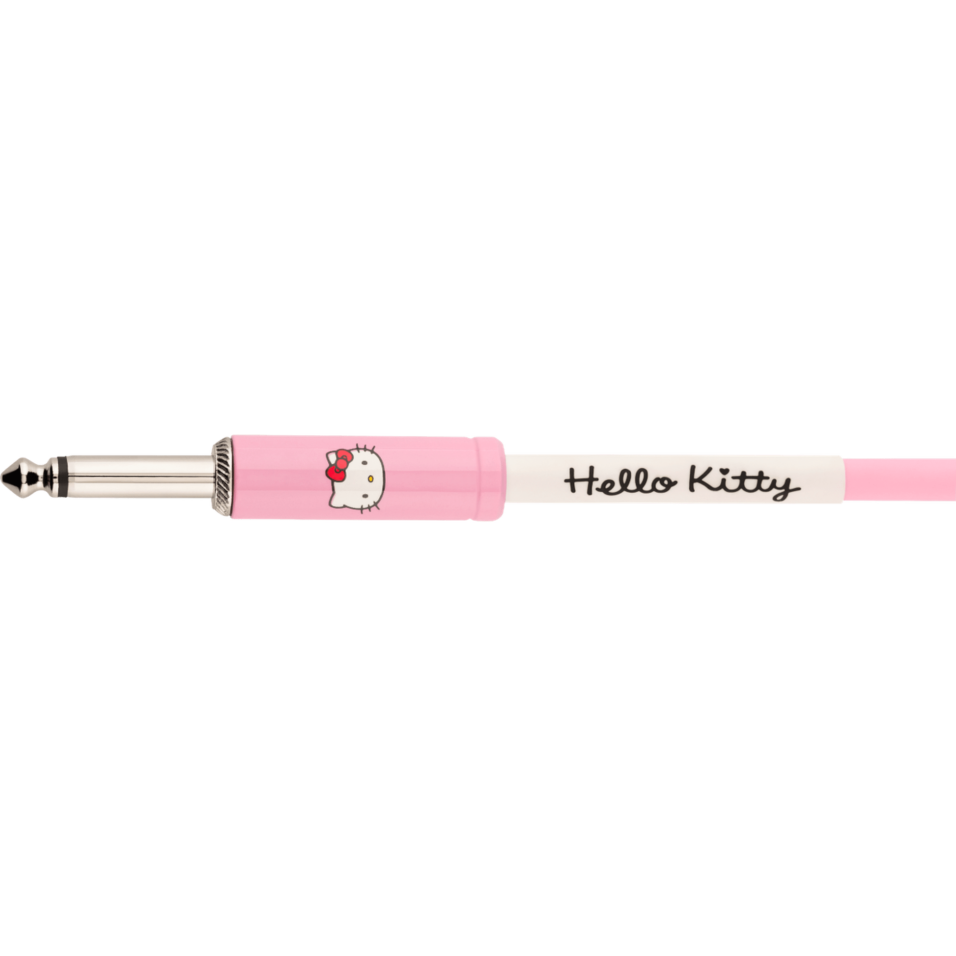 Fender Hello Kitty 10' Instrument Cable - Pink - CABLES & ADAPTORS - [shop-name]