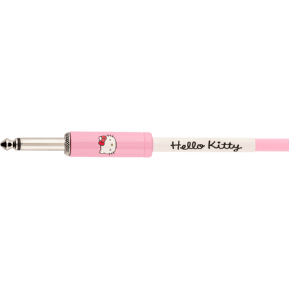 Fender Hello Kitty 10' Instrument Cable - Pink - CABLES & ADAPTORS - [shop-name]