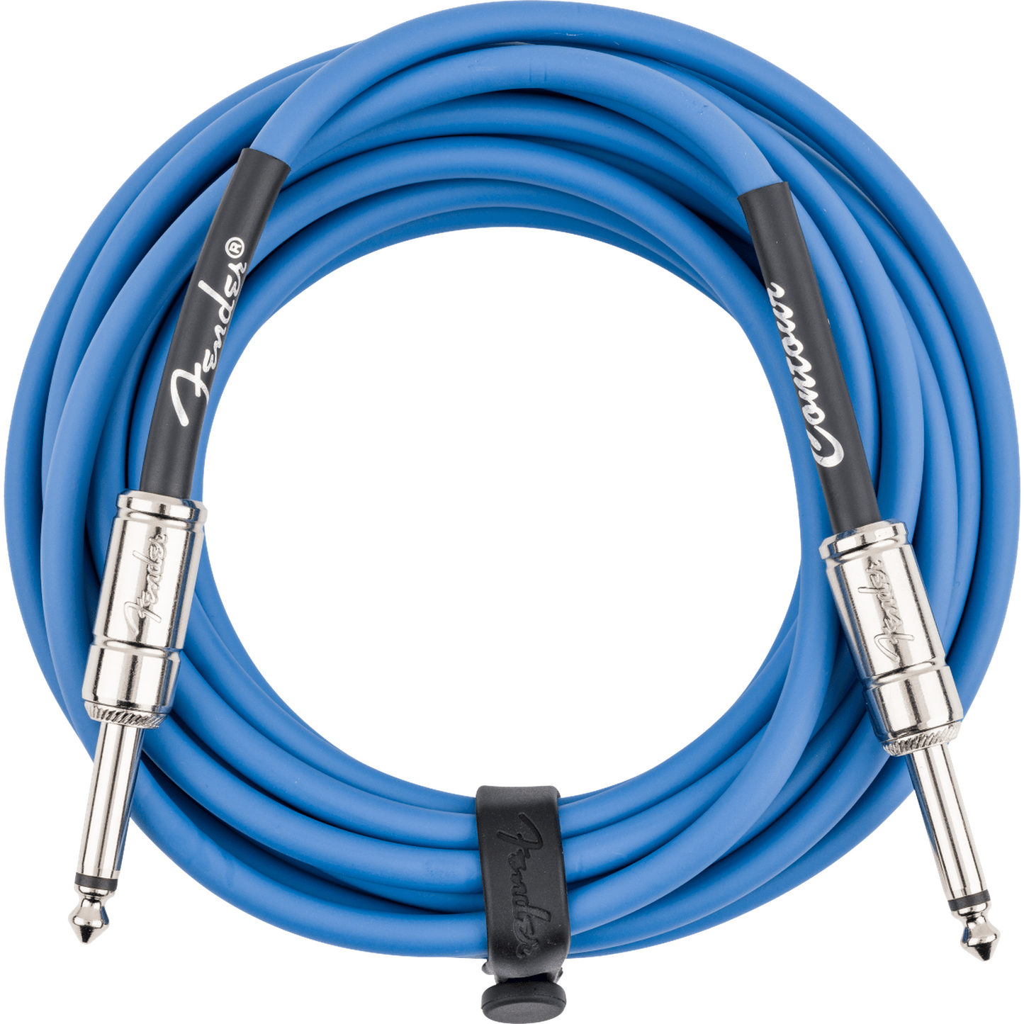 Fender Contour Instrument Cable - Lake Placid Blue - 18.6ft