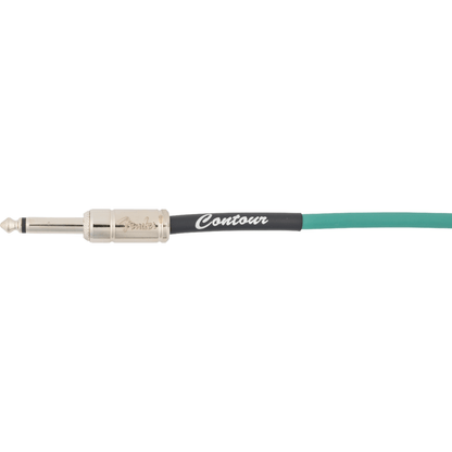 Fender Contour Instrument Cable - Sherwood Green - 30ft