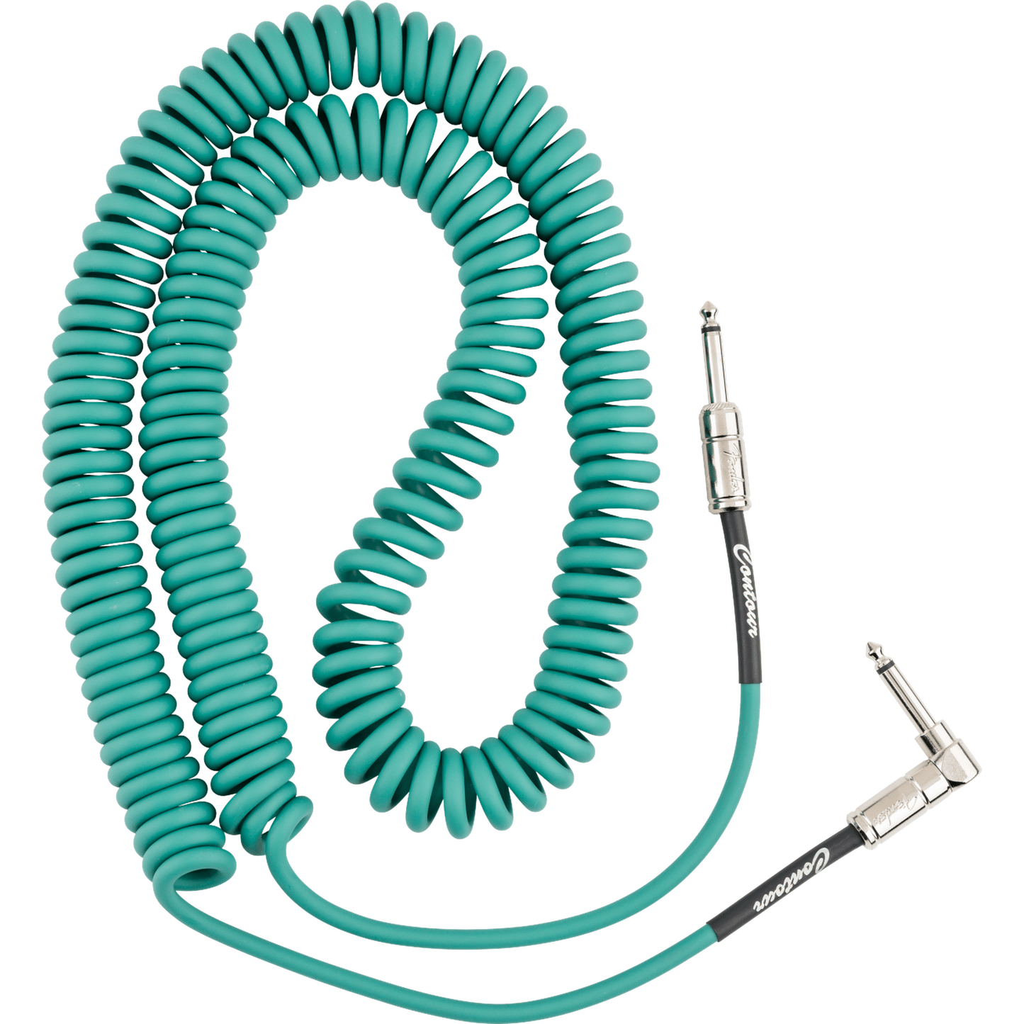 Fender Contour Instrument Cable - Sherwood Green - 30ft