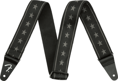 Fender Nylon Stars and Stripes Strap - Black/Grey