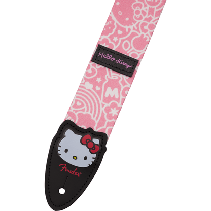 Fender x Hello Kitty Polyester Guitar Strap - Pink