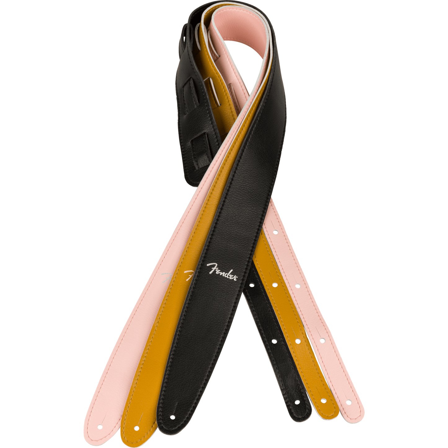 Fender Vegan Leather Strap - Black