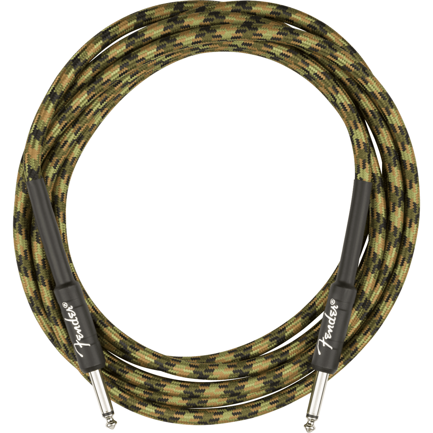 Fender Professional Series Instrument Cable 18.6' - Woodland Camo