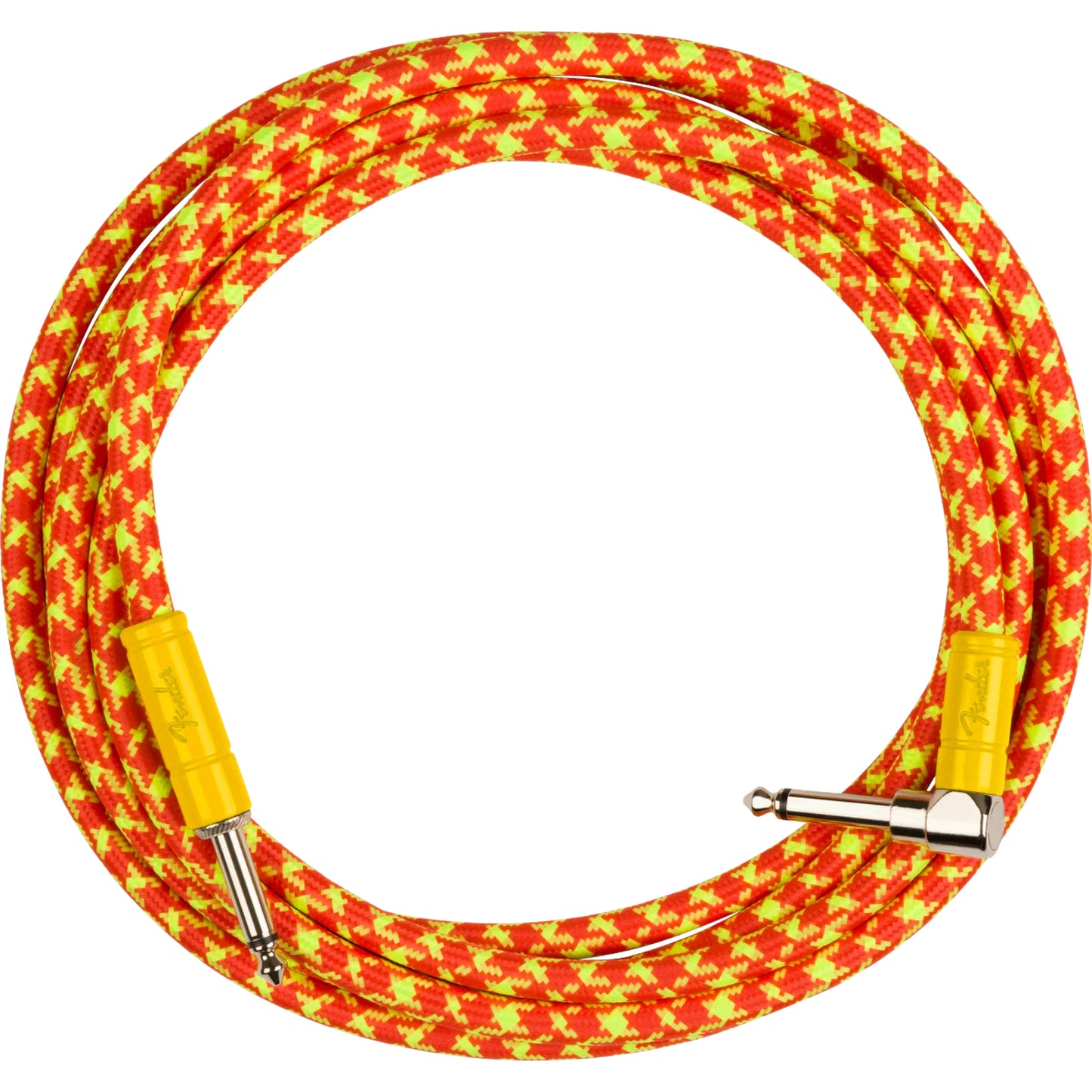 Fender Mononeon Instrument Cable - Angled/Straight 10' - Orange