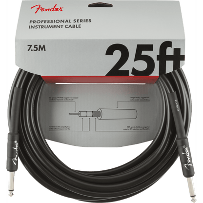 Fender Professional Series Instrument Cable – 25 ft - CABLES & ADAPTORS - [shop-name]