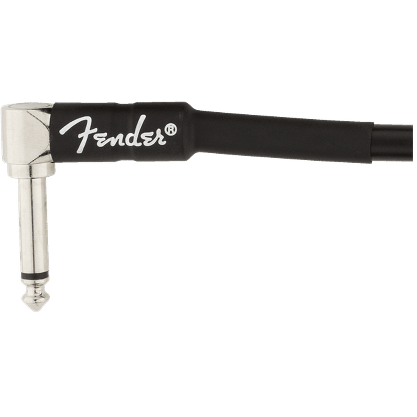 Fender Professional Series Instrument Cables - Straight/Angle - 25ft - Black