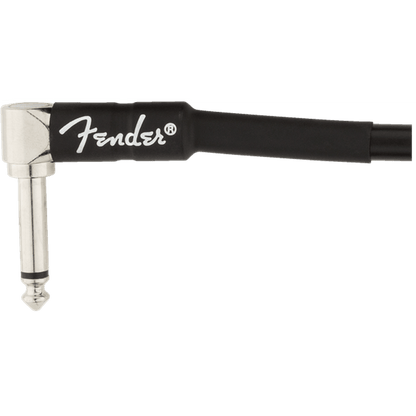 Fender Professional Series Instrument Cables - Straight/Angle - 25ft - Black