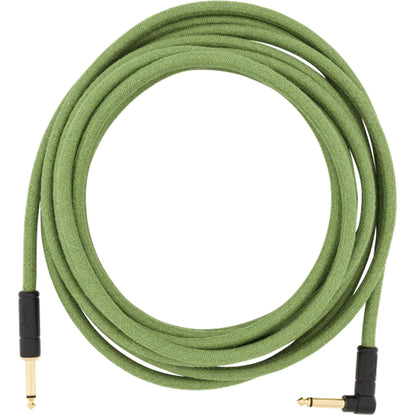 Fender 18.6' Angled Festival Instrument Cable Pure - Hemp Green