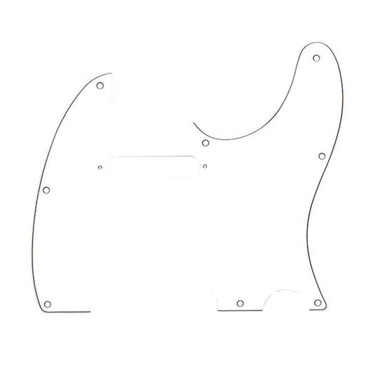 FENDER TELECASTER PICKGUARD 8-HOLE, WHITE, 3 PLY, W/B/W - Joondalup Music Centre