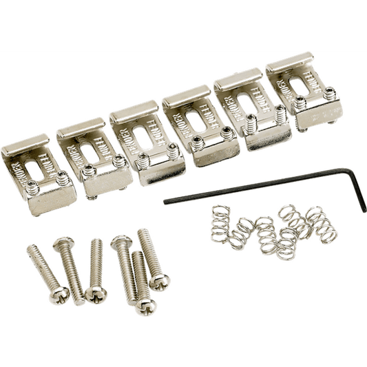 American Vintage Stratocaster Bridge Saddles (6)-PARTS-Joondalup Music Centre