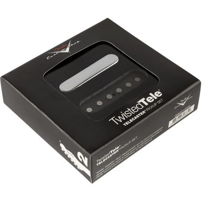 Fender Custom Shop Twisted Tele Pickup Set - Black/Chrome