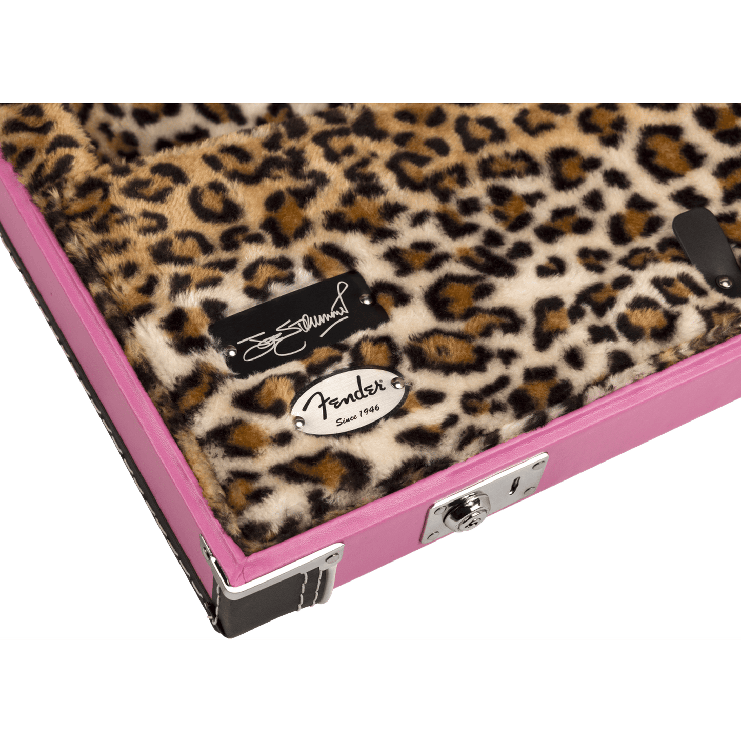 Fender Joe Strummer Strat/Tele Case - Pink Leopard