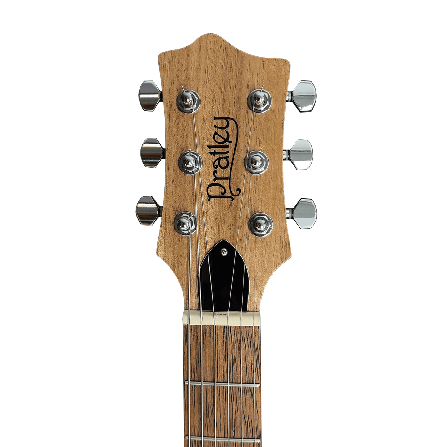 Pratley DVR Single Cutaway Solid Qld Blue Fig Body Electric Guitar - Denim Blue