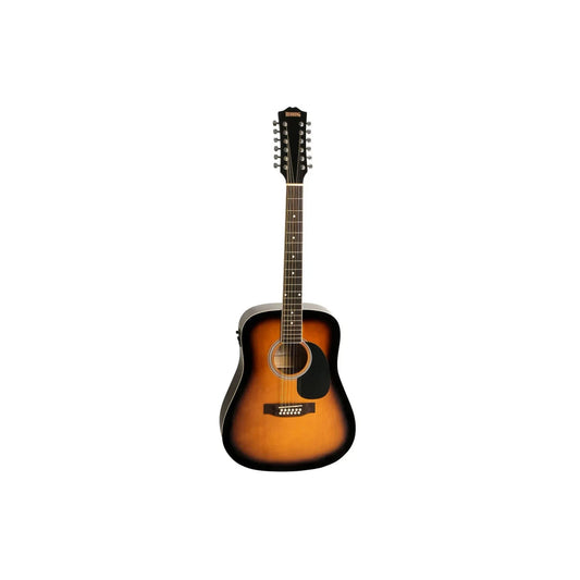 Redding RED512ETS 12 - String Acoustic Guitar - Tobacco Sunburst