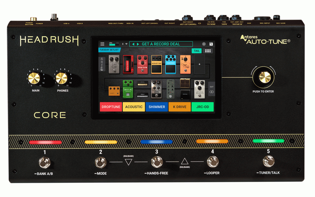HeadRush Core Guitar & Vocal Effects Processor / Multi-Effects Pedal