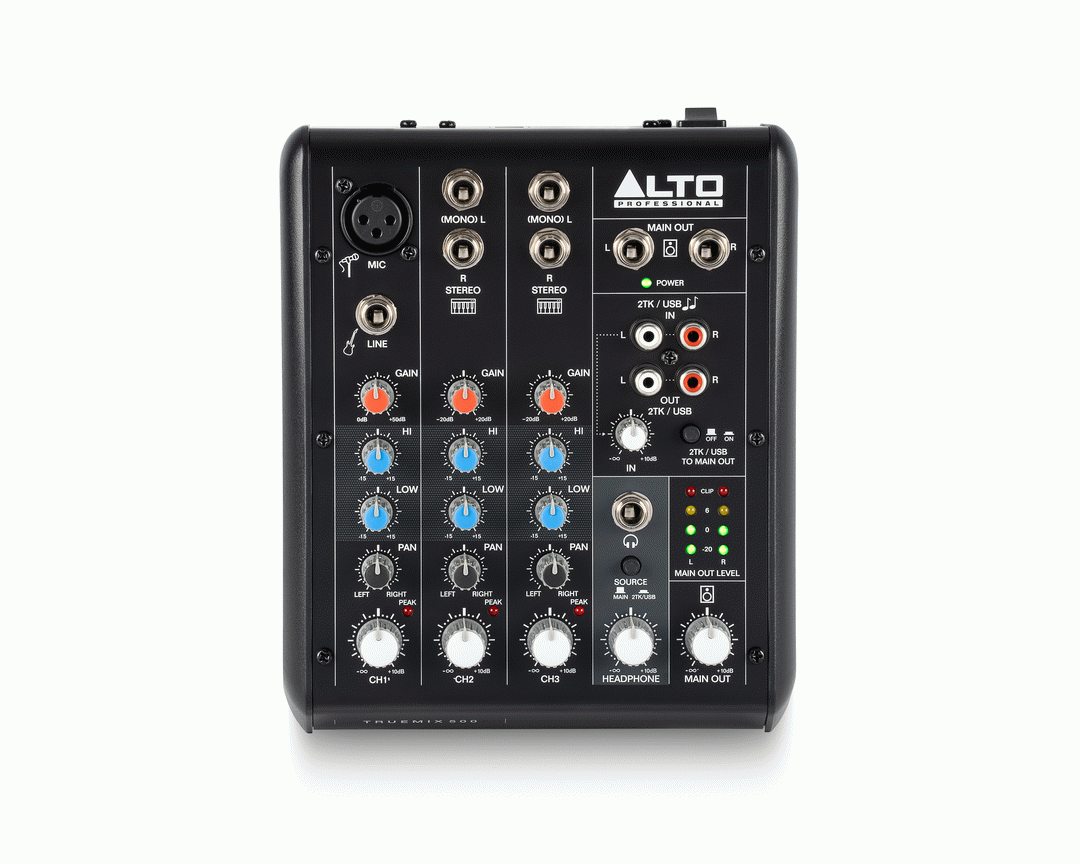 Alto TrueMix 500 5-Channel Mixer with USB & Bluetooth