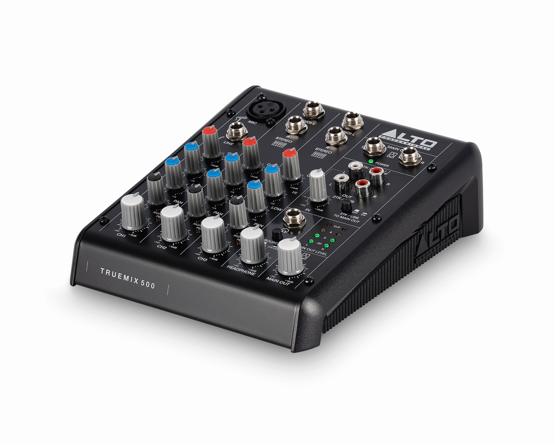 Alto TrueMix 500 5-Channel Mixer with USB & Bluetooth