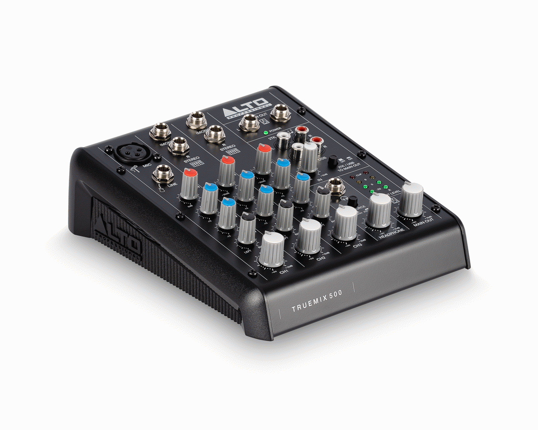 Alto TrueMix 500 5-Channel Mixer with USB & Bluetooth