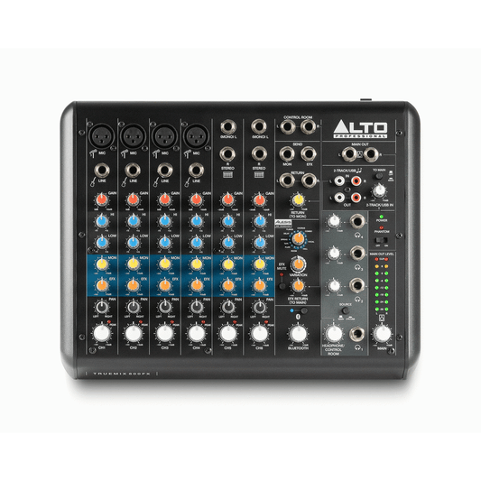 Alto TrueMix 800FX 8-Channel Mixer with USB, Bluetooth & FX