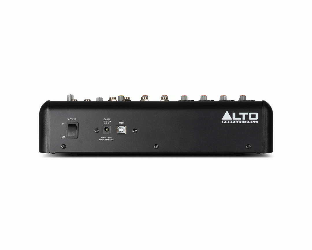 Alto TrueMix 800FX 8-Channel Mixer with USB, Bluetooth & FX