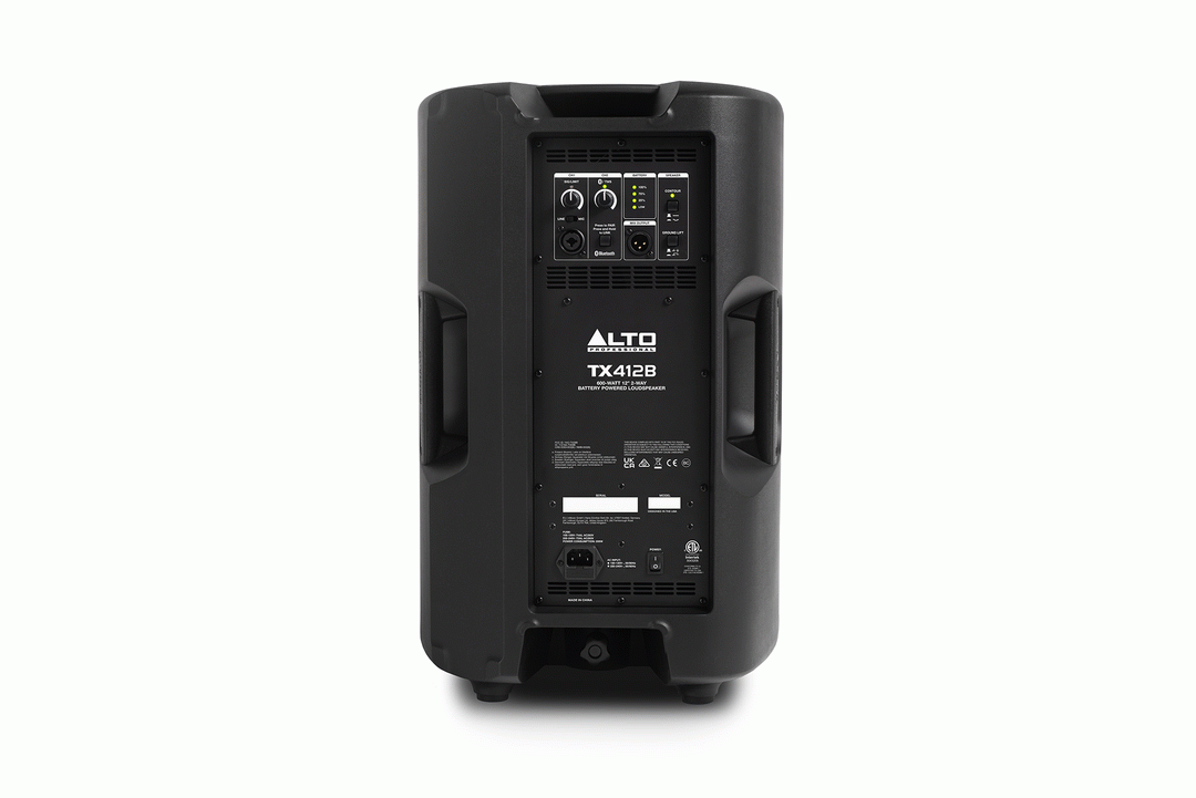 Alto TX412B 12 inch Battery Powered PA Speaker