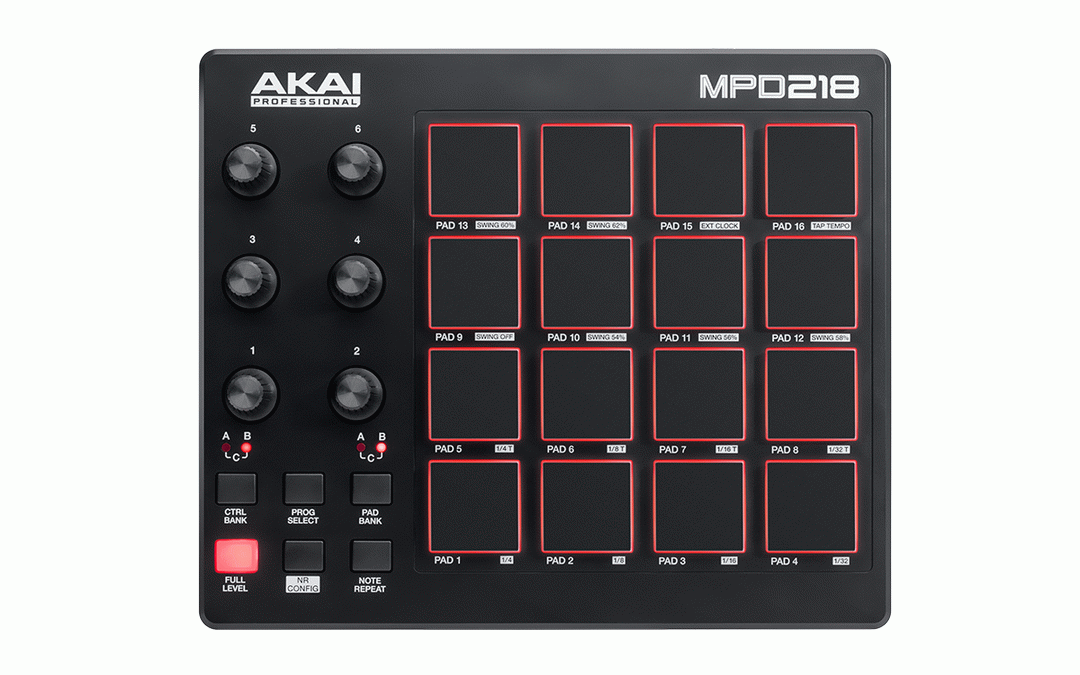 akai MPD218 USB MIDI 16-Pad Controller