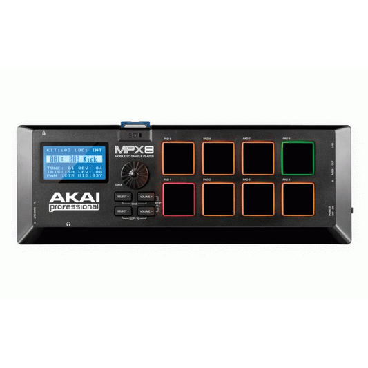 Akai MPX8 USB MIDI 8-Pad Controller with SD Player