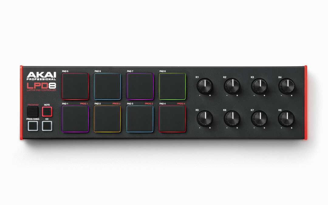 Akai LPD8 II Portable USB MIDI Pad Controller