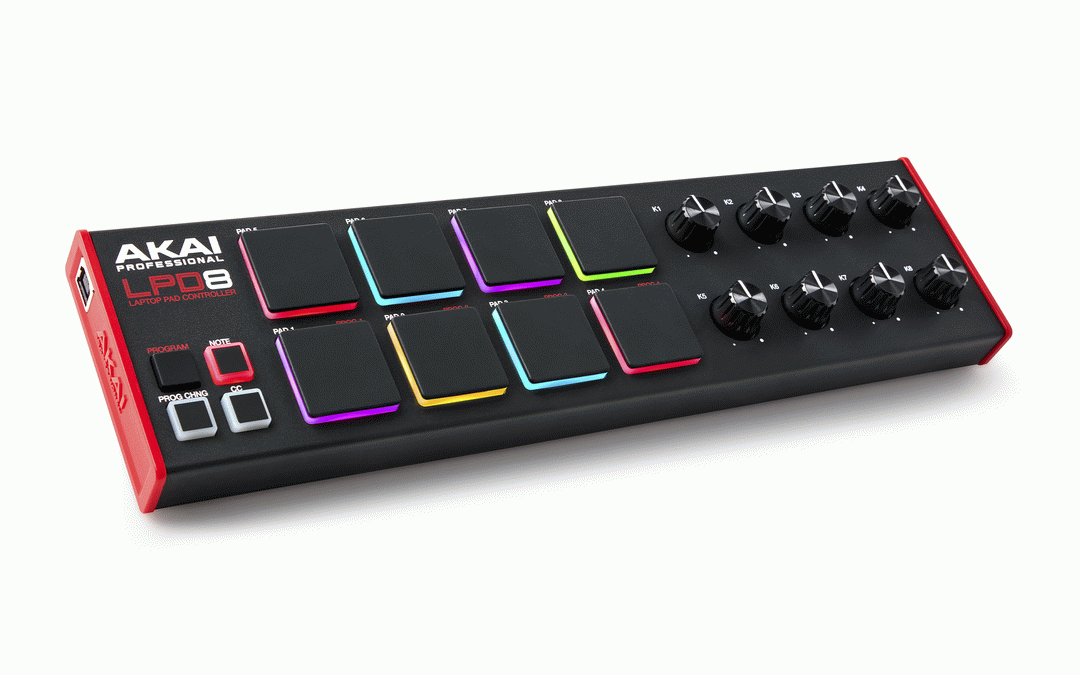 Akai LPD8 II Portable USB MIDI Pad Controller