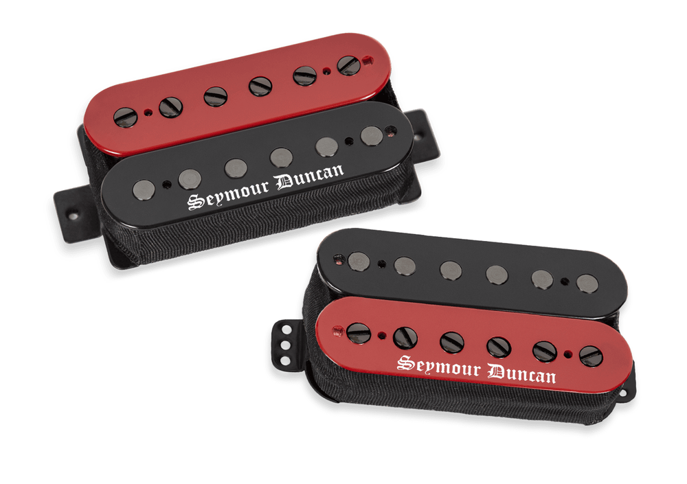 Seymour Duncan Black Winter Trembucker Set Black - Red Zebra